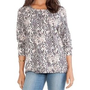 Soft Joie Sz XS 'Annora' Leopard Print Sweatshirt